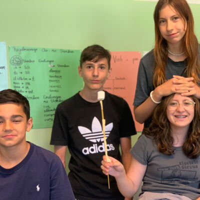 Baumackerschule-Spaghettiturm
