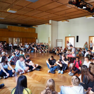 Baumackerschule erster Schultag