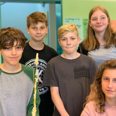 Baumackerschule-Spaghettiturm